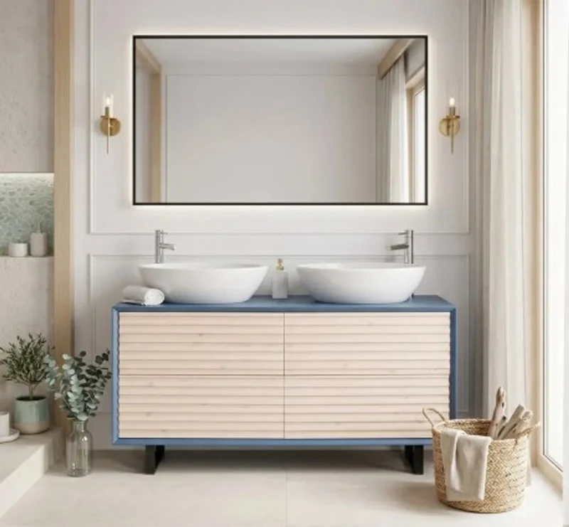 Casa Padrino Waschtisch im Landhausstil mit 4 Schubladen, 150 x 50 x 76 cm
