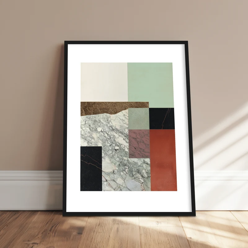 Marmor Geometrie Poster