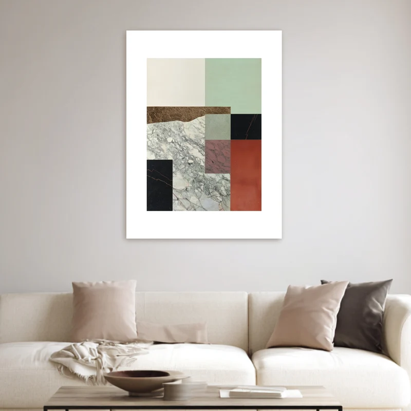 Marmor Geometrie Poster