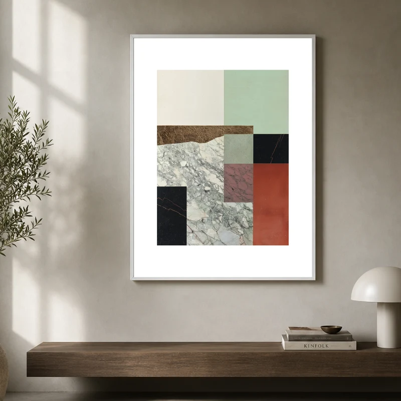 Marmor Geometrie Poster