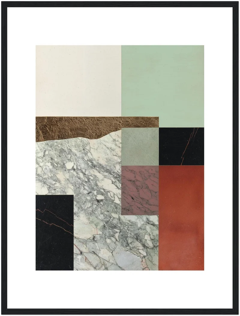 Marmor Geometrie Poster