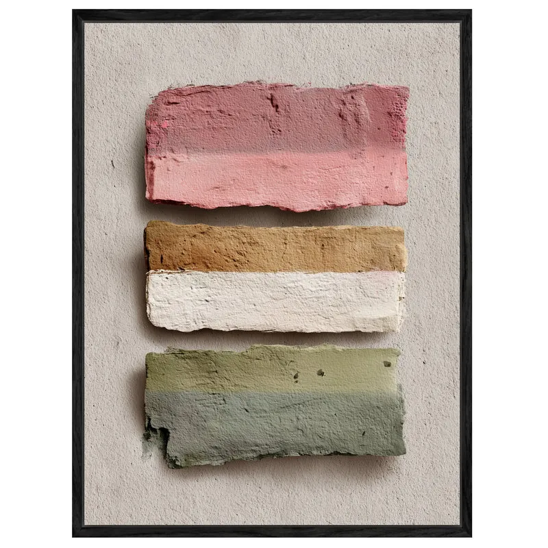 Farbpalette Textur Leinwand