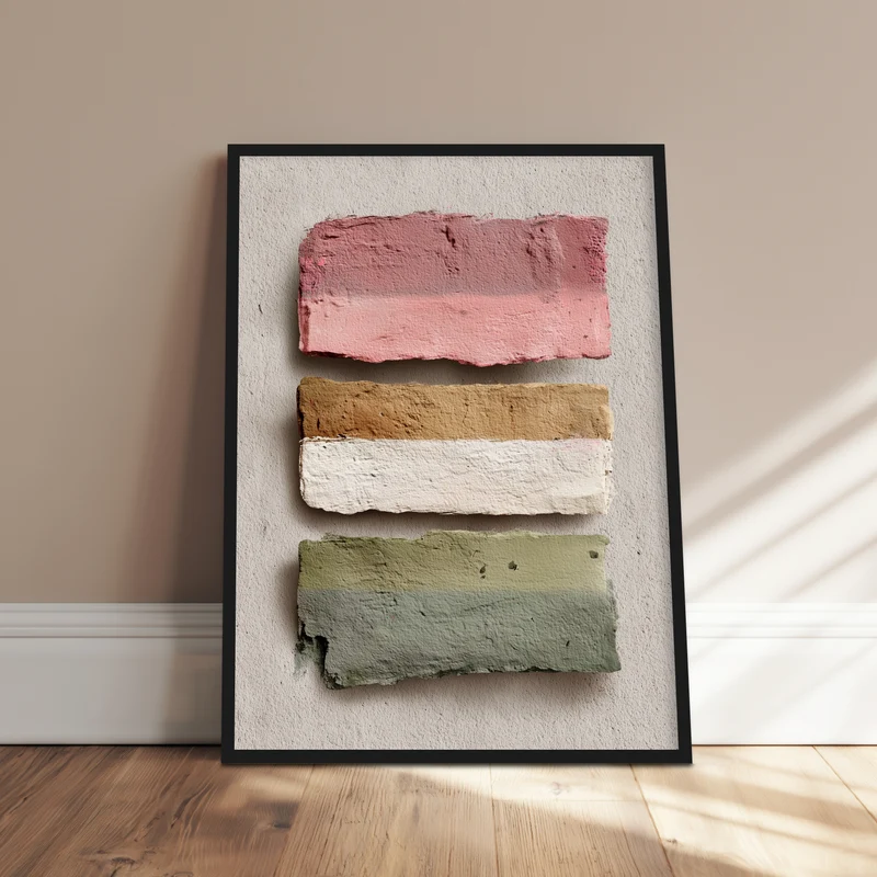 Farbpalette Textur Poster