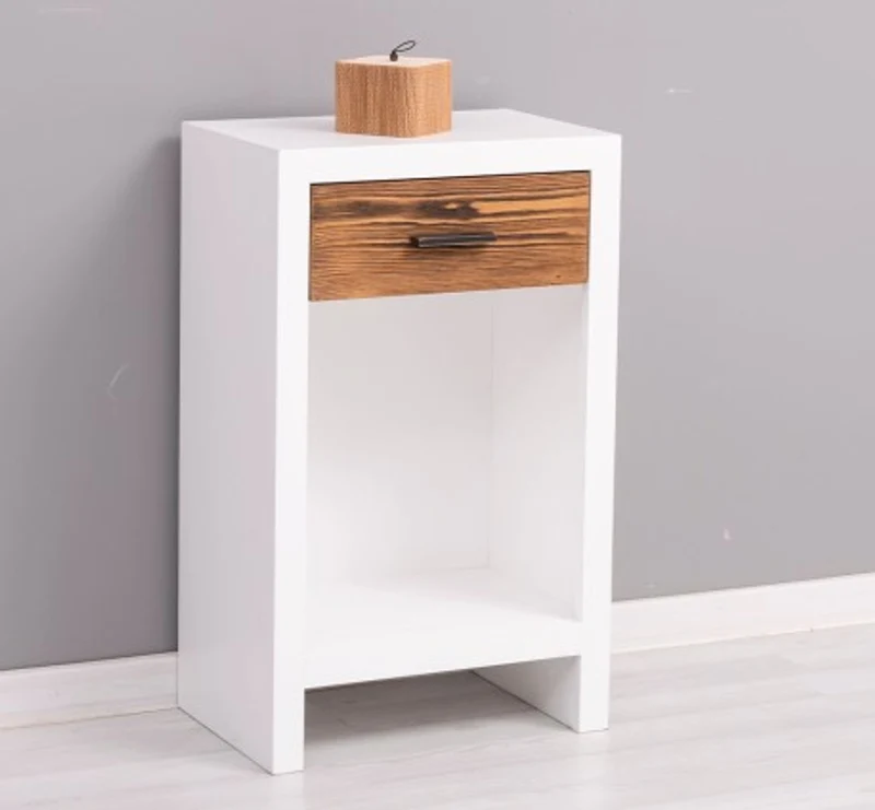 Casa Padrino Nachttisch im Landhausstil mit 1 Schublade, 45 x 30 x 74 cm