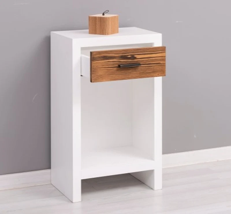 Casa Padrino Nachttisch im Landhausstil mit 1 Schublade, 45 x 30 x 74 cm