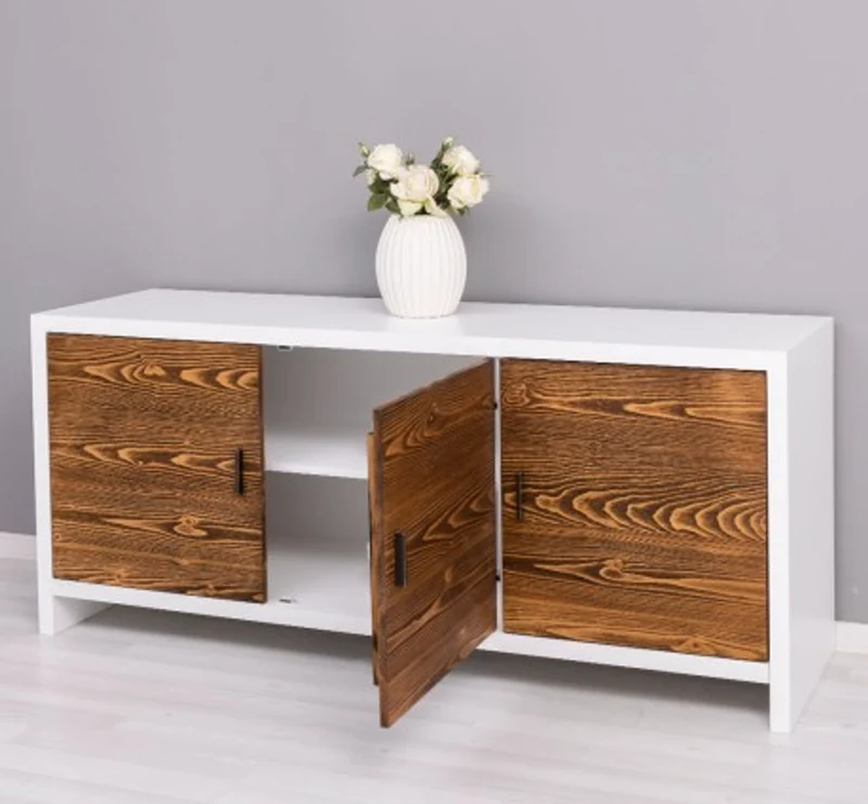 Casa Padrino Kommode im Landhausstil mit 3 Türen, 180 x 50 x 78 cm