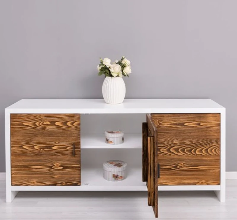 Casa Padrino Kommode im Landhausstil mit 3 Türen, 180 x 50 x 78 cm