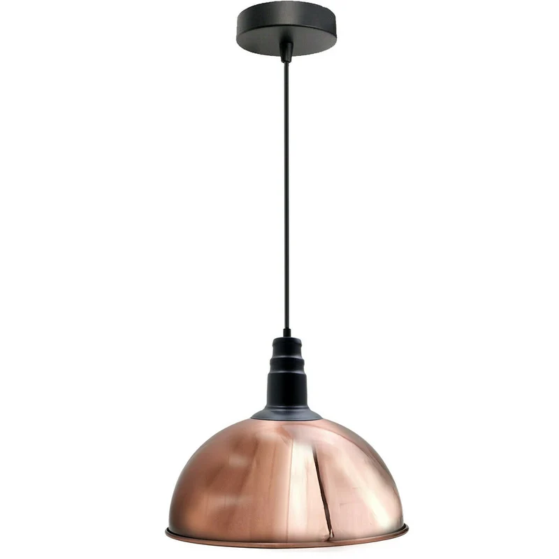 Moderne Pendelleuchte Roségold | Kuppeldesign | E27 | 95cm ~1360
