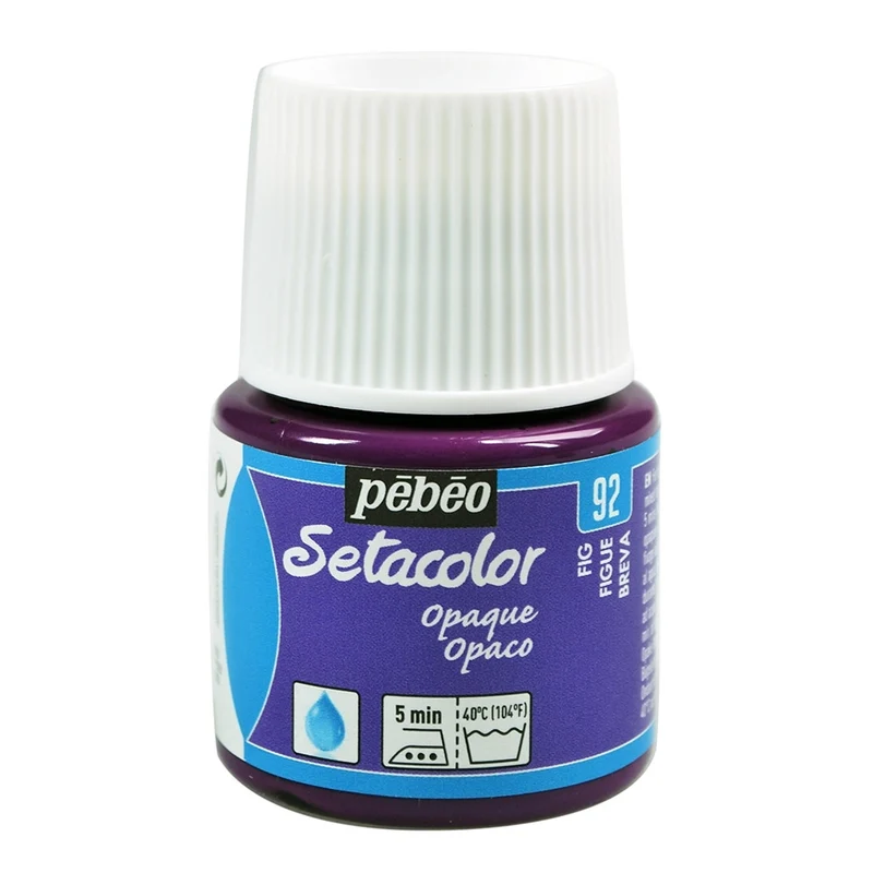 Pebeo - Setacolor Fabric & Textile Paint - Opaque Matt - Fig - 45ml