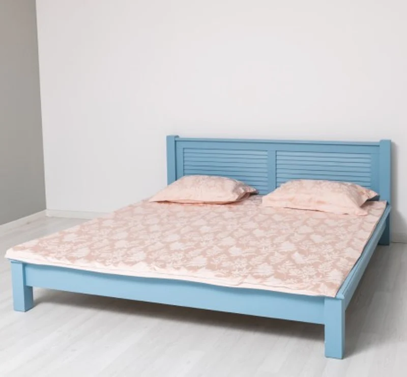 Casa Padrino Bett im Landhausstil, 140 x 200 x 82 cm