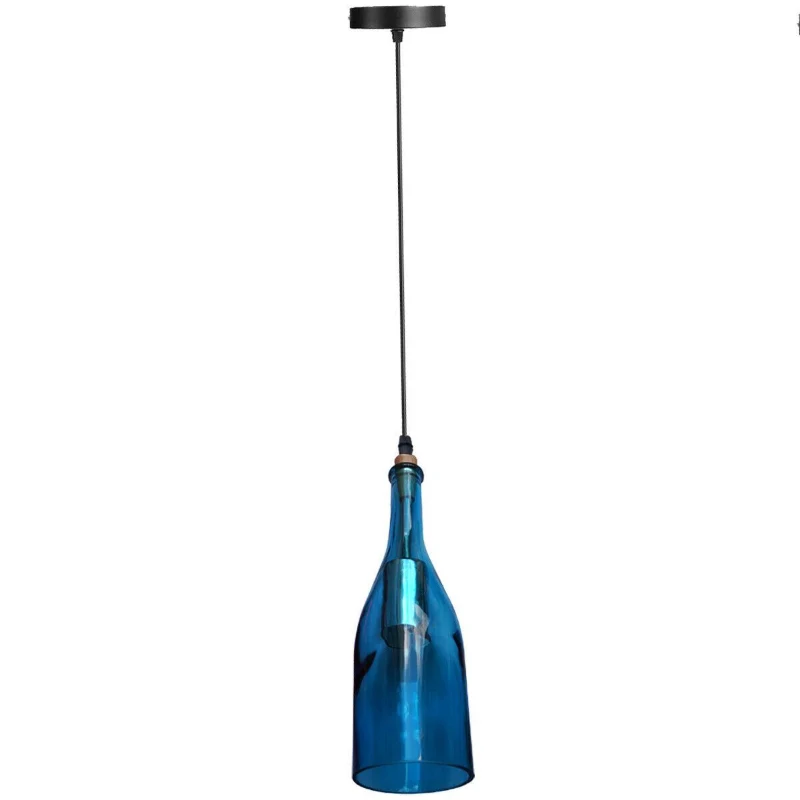 LEDSONE Weinflaschen Hängelampe Glas Pendelleuchte ~1336