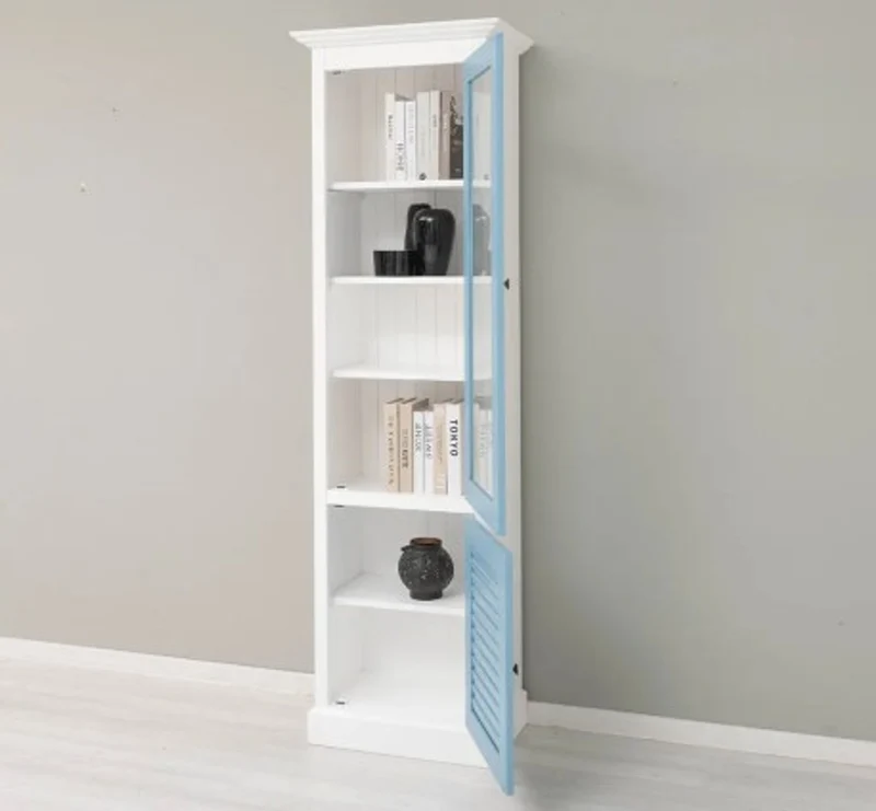 Casa Padrino Vitrine im Landhausstil, 63 x 39 x 210 cm