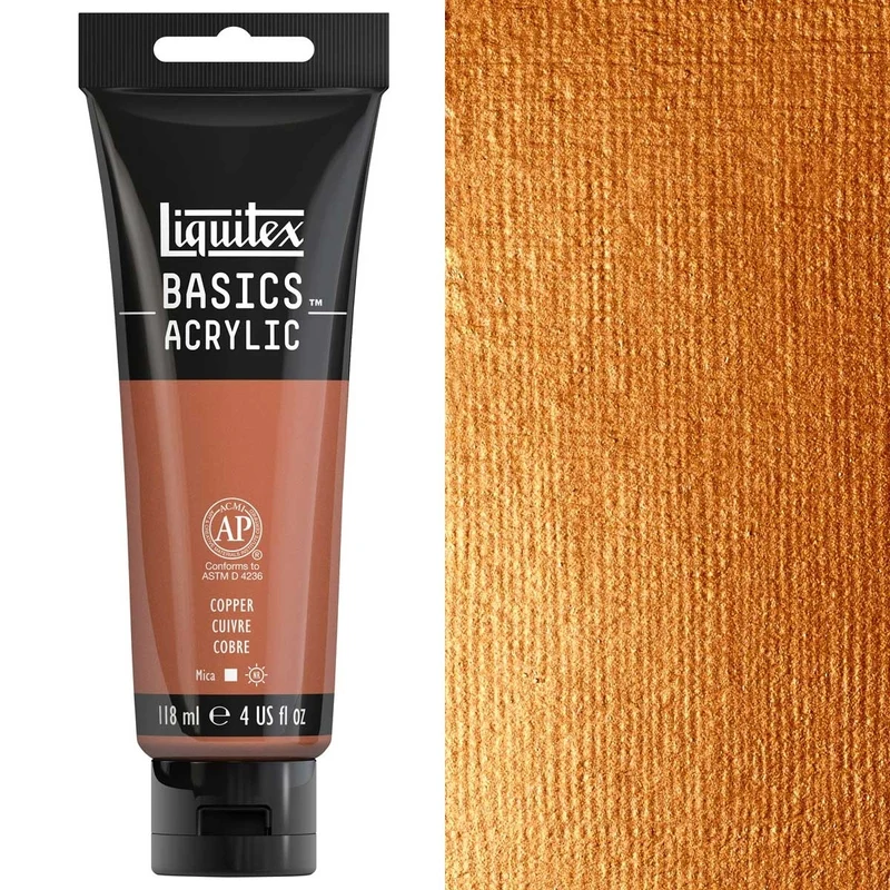 Liquitex - Basics Acrylic Colour - 118ml - Copper