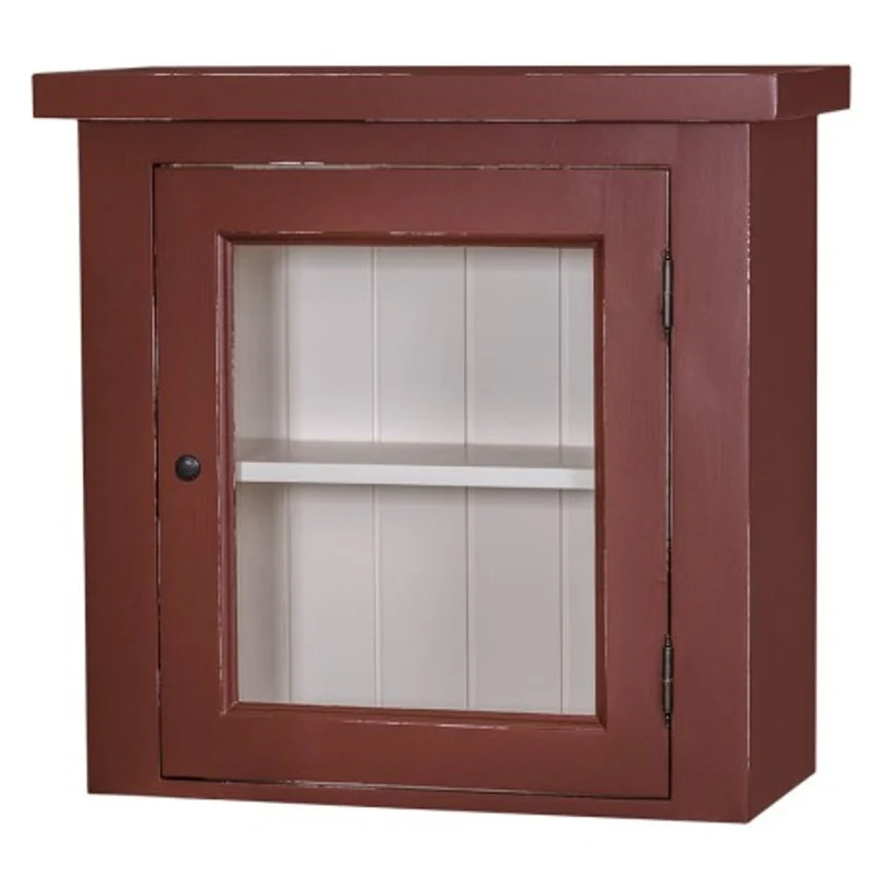 Casa Padrino Küchenschrank im Landhausstil mit 1 Glastür, 67 x 31 x 65 cm