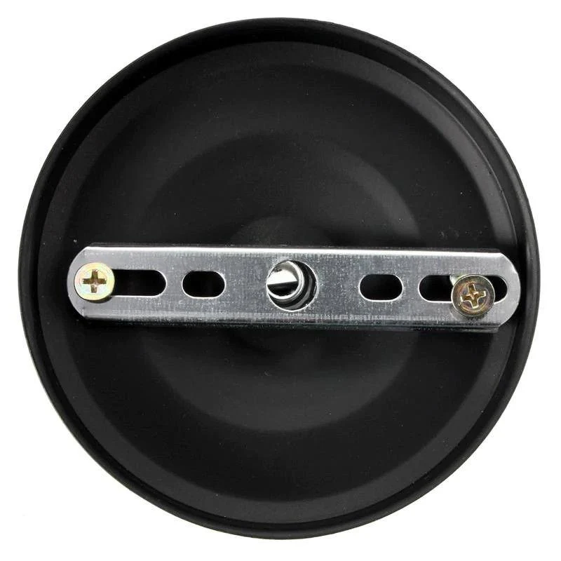Metall Deckenbaldachin 108mm mit Haken Schwarz & Weiß ~1043