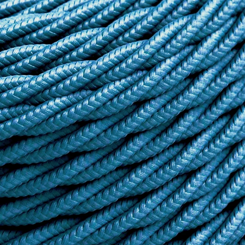 LEDSONE Stoffkabel Blau 2-adrig Gedreht für Lampen ~1171