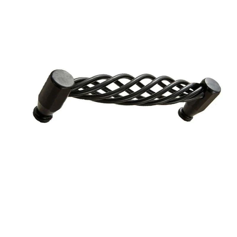 Ledsone Schrankgriff Schwarz 96mm Vogelnest Design ~1295