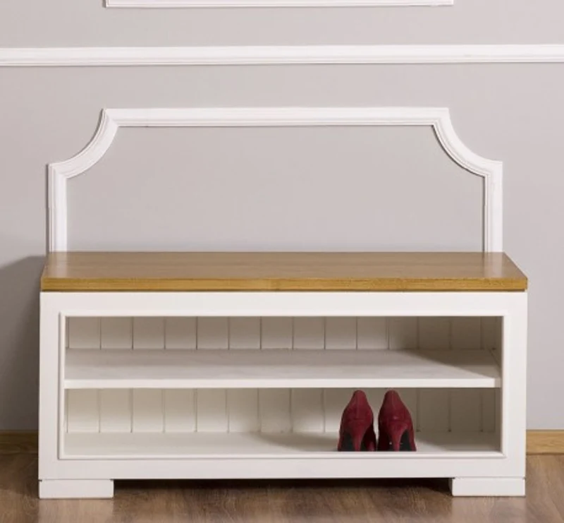 Casa Padrino Schuhschrank im Landhausstil, 100 x 35 x 40 cm