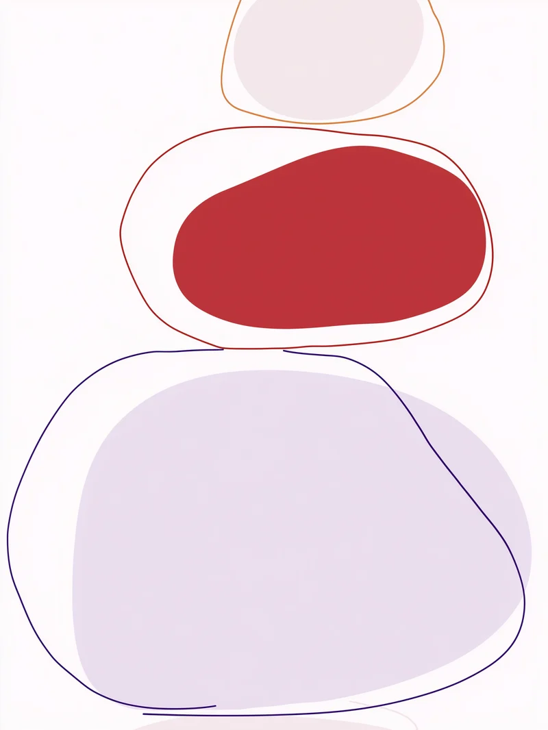 Abstrakte Farbformen Poster
