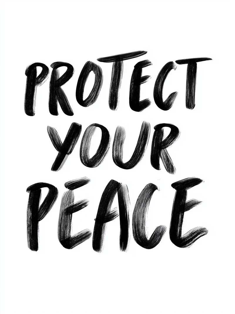 Protect Your Peace Poster