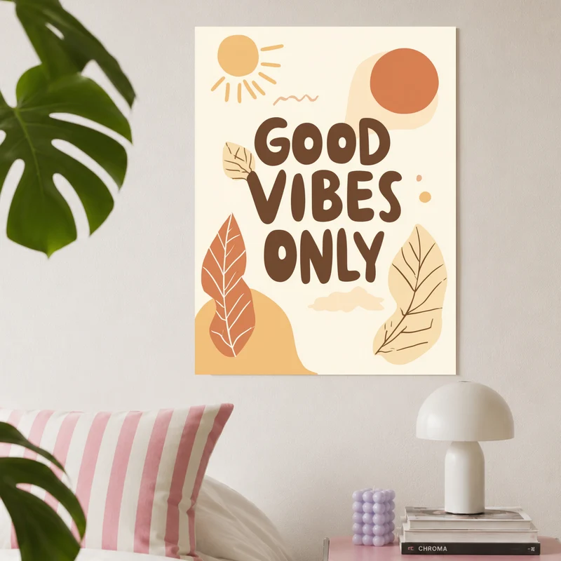 Good Vibes Only Leinwandbild