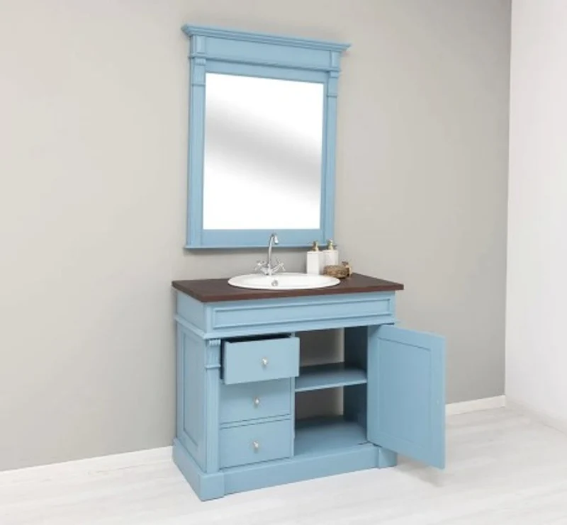 Casa Padrino Schrank im Landhausstil, 103 x 51 x 91 cm