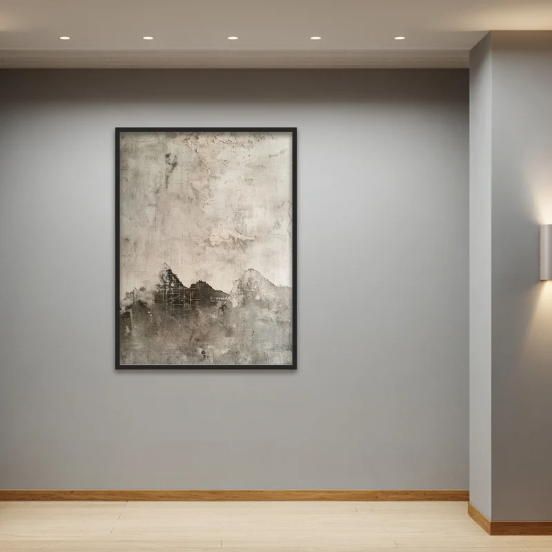 Abstrakte Wandstruktur Poster