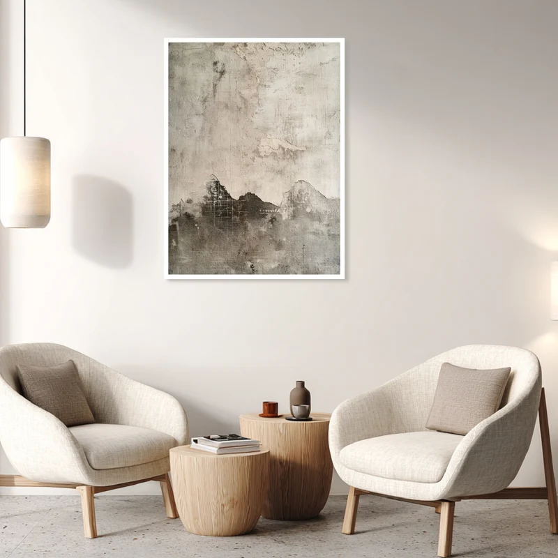 Abstrakte Wandstruktur Poster