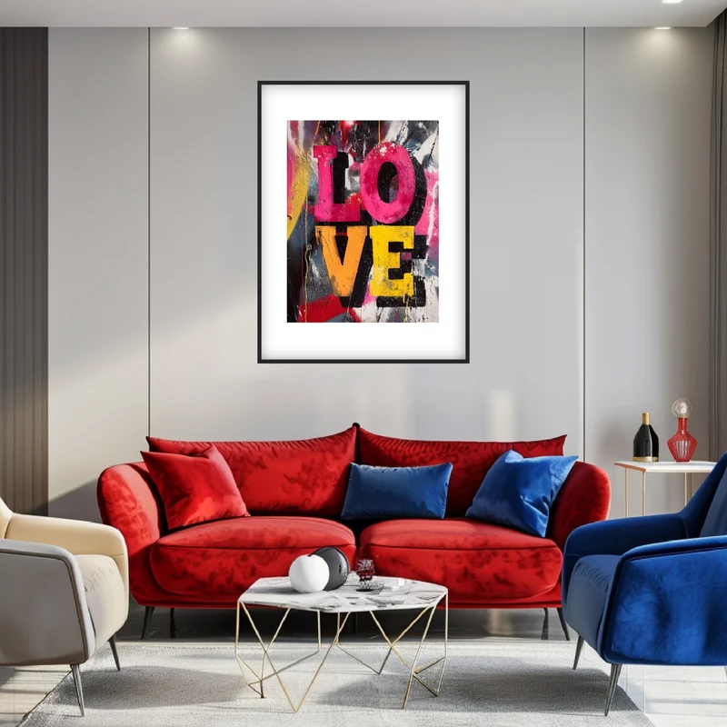 Graffiti Love Poster