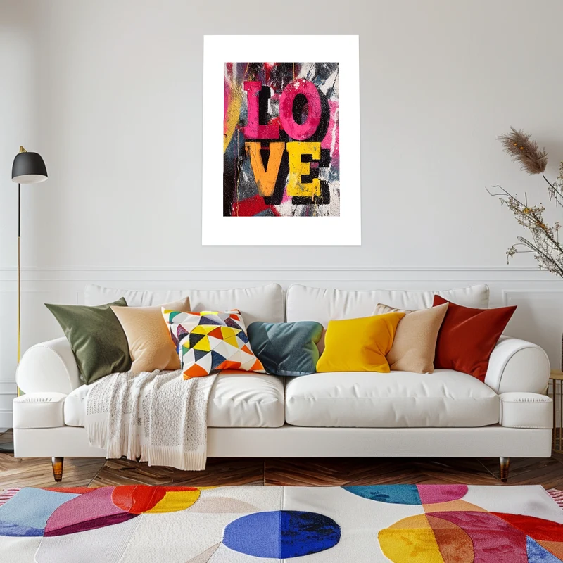 Graffiti Love Poster