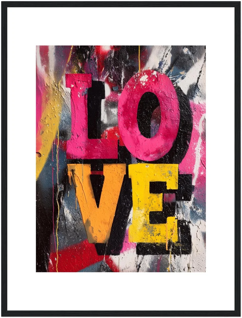 Graffiti Love Poster