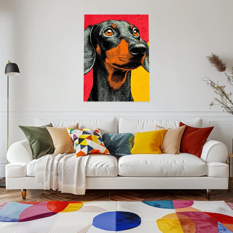 Pop Art Dackel Poster