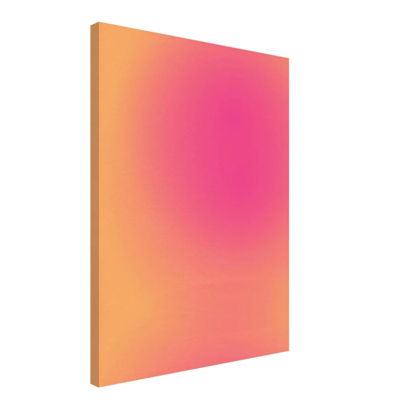 Aura rosa-orange Vol. II Leinwand