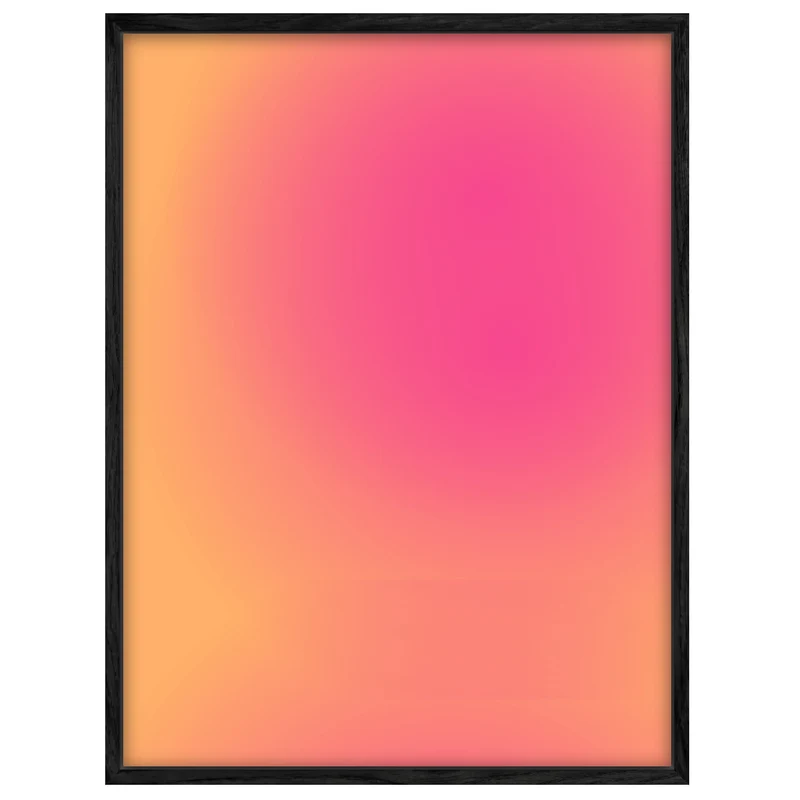 Aura rosa-orange Vol. II Leinwand