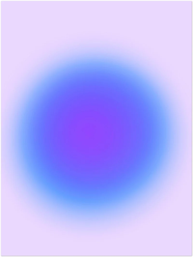 Aura blau Leinwand