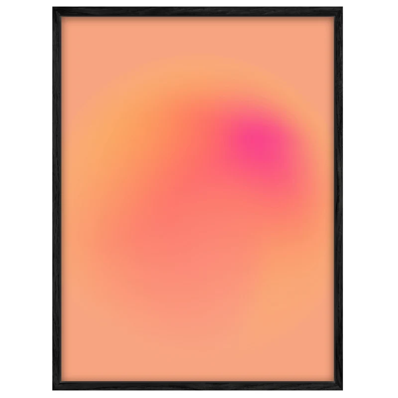 Aura orange-pink Leinwand