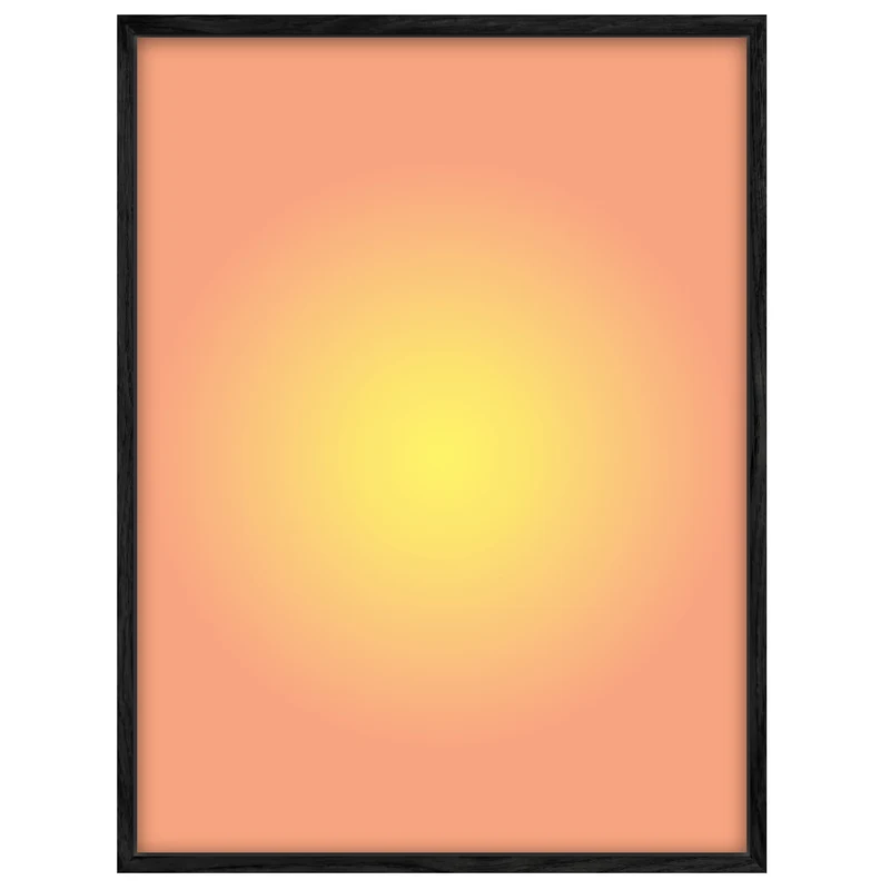 Aura sonnengelb Leinwand
