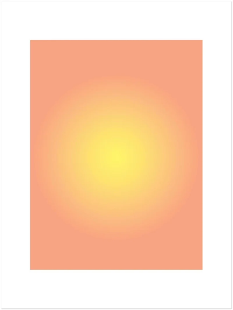 Aura sonnengelb Poster