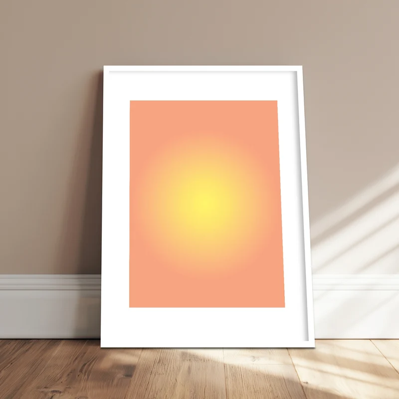 Aura sonnengelb Poster