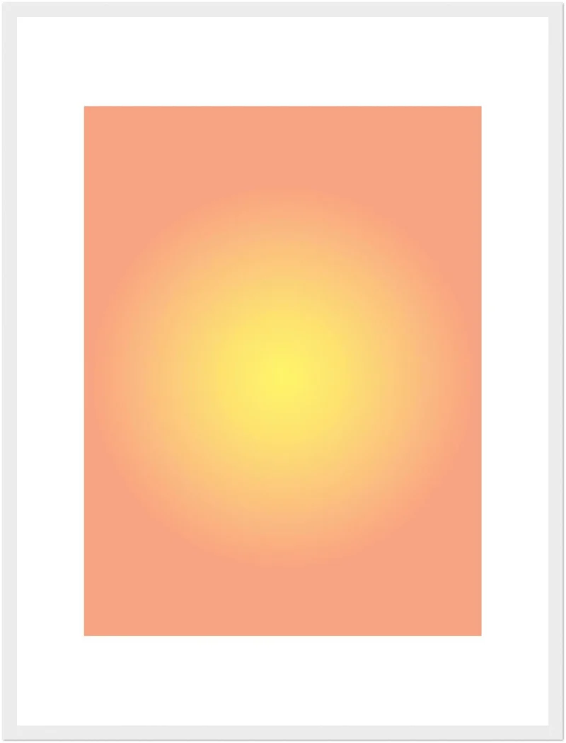 Aura sonnengelb Poster
