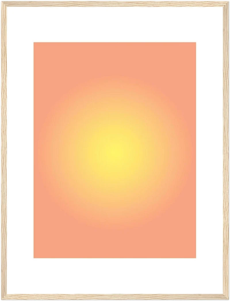 Aura sonnengelb Poster