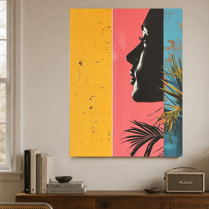 Frau Silhouette Poster