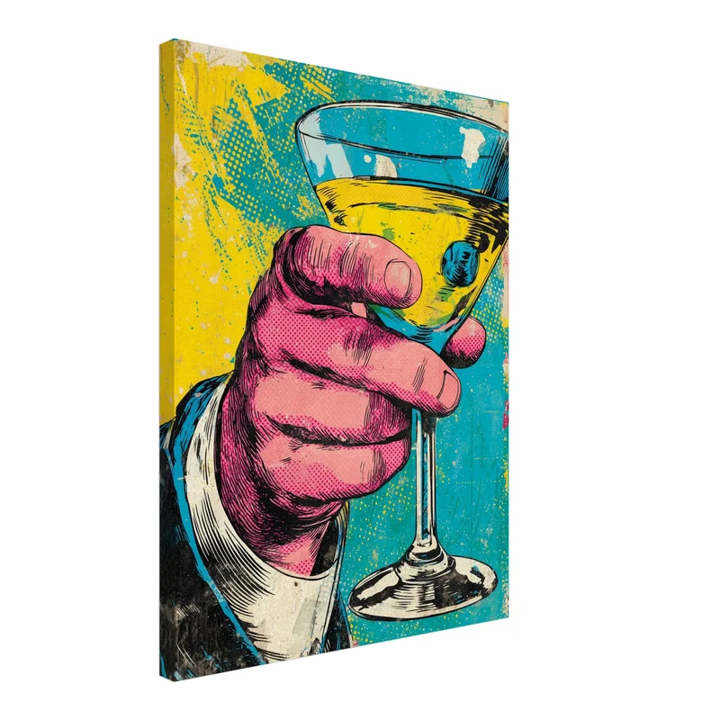 Cocktailglas Leinwandbild