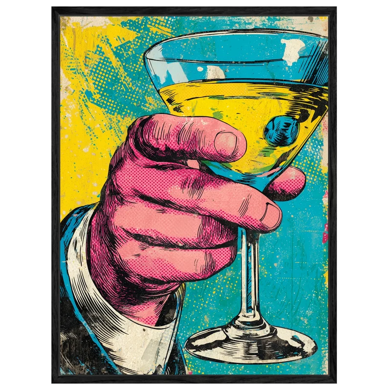 Cocktailglas Leinwandbild