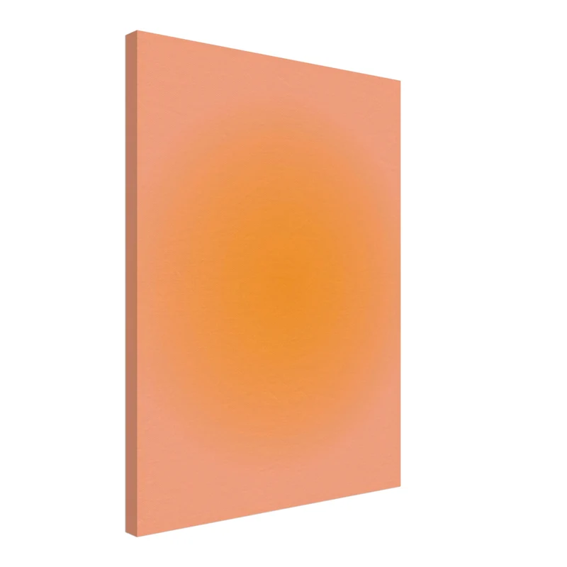 Aura orange Leinwand