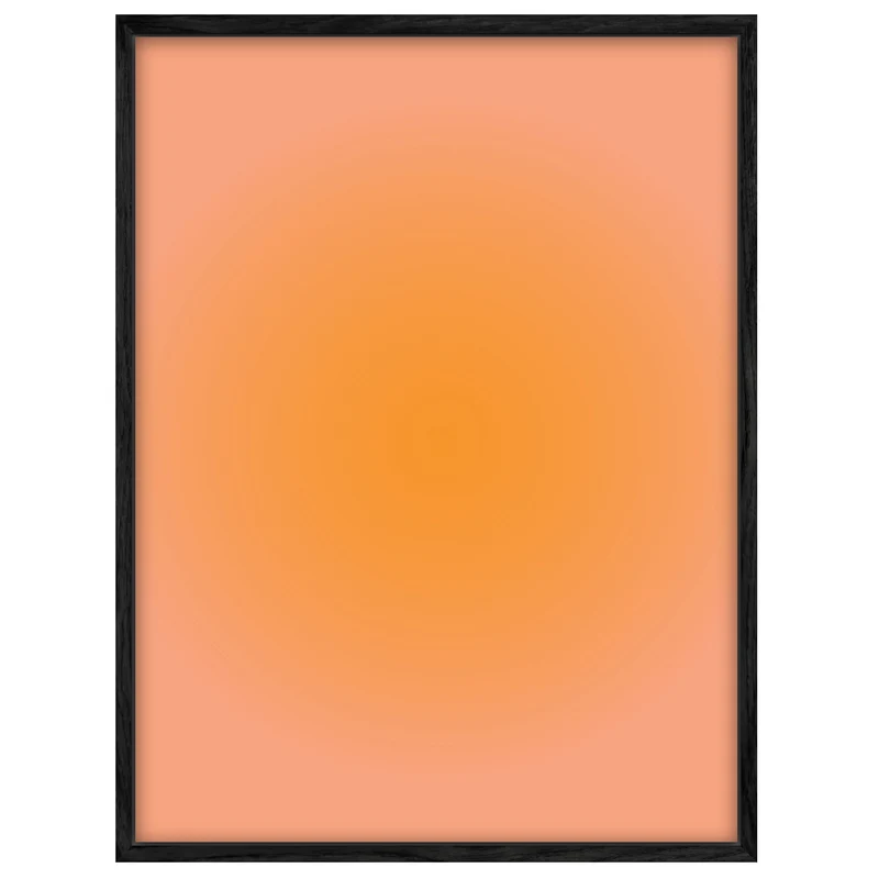 Aura orange Leinwand