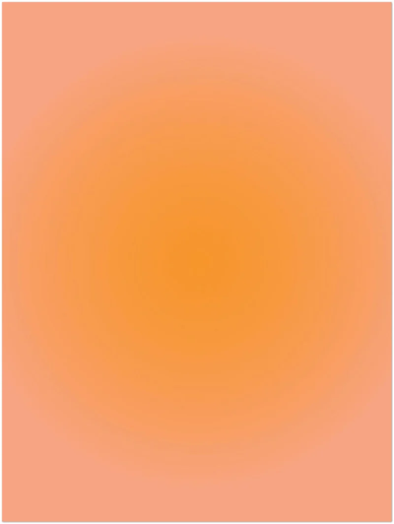 Aura orange Poster