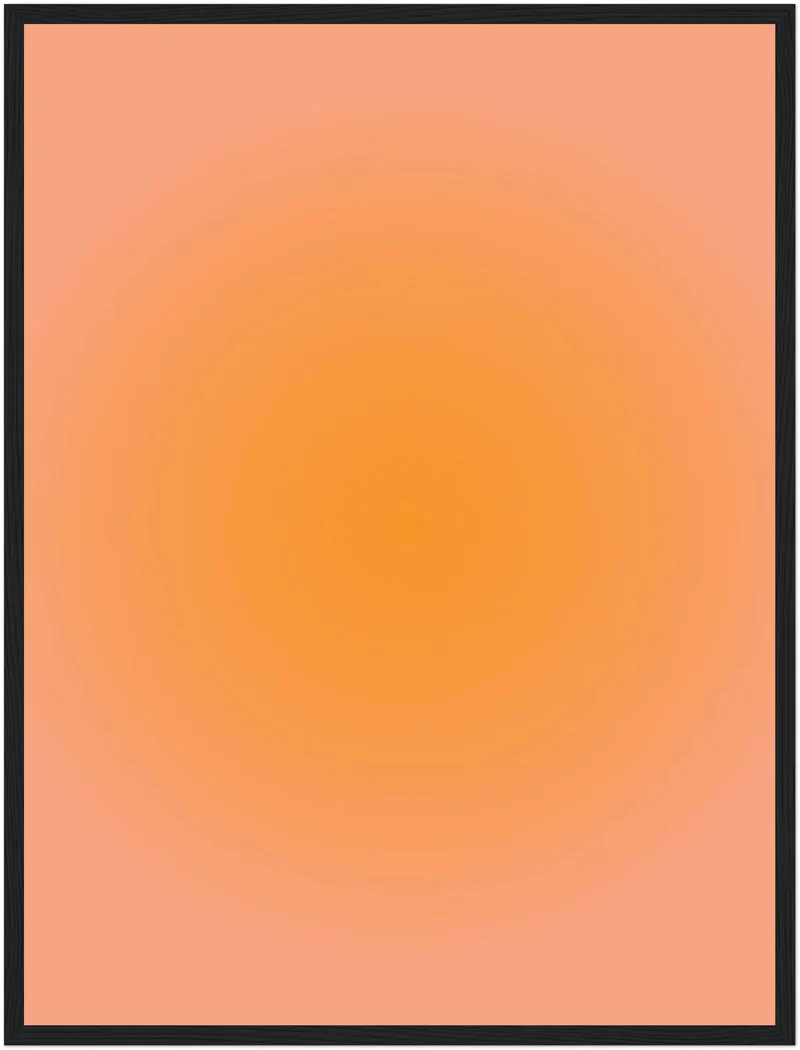 Aura orange Poster