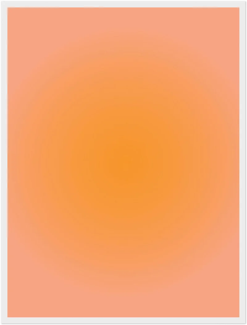 Aura orange Poster