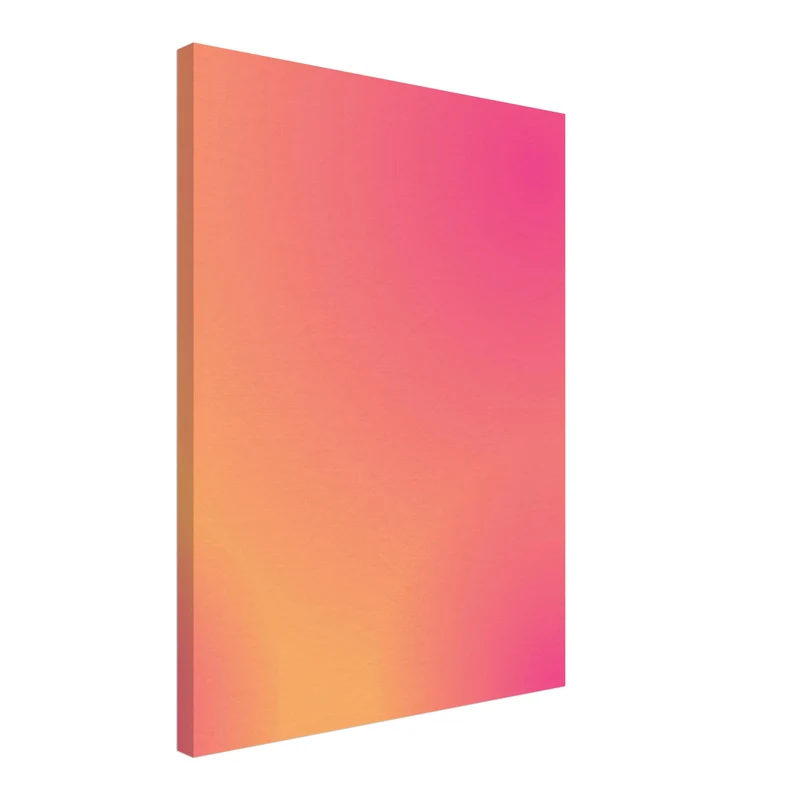 Aura rosa-orange Vol. III Leinwand